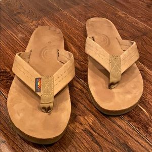 Brown Rainbow Flip-flops Size L 7.5-8.5
